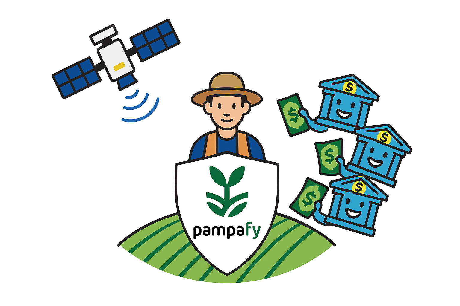 Pampafy protege al productor y hace que los bancos compitan